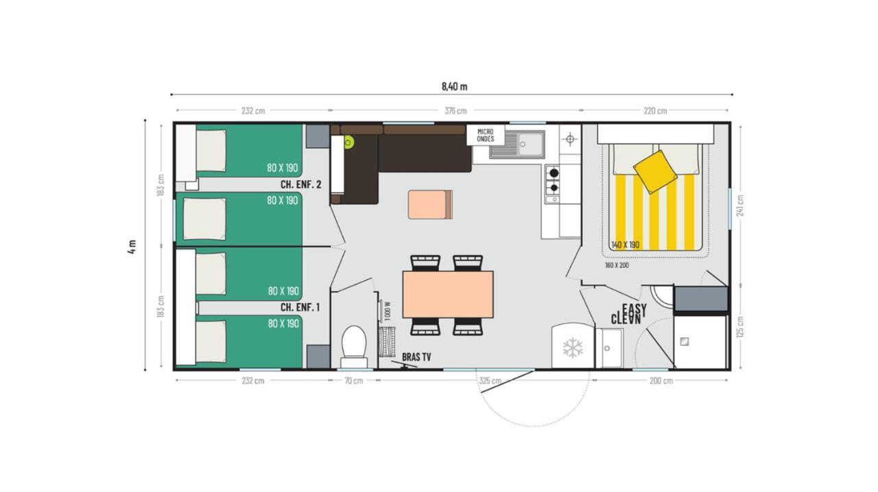 Mobil-Home Parc Des Allais Trogues Exterior foto